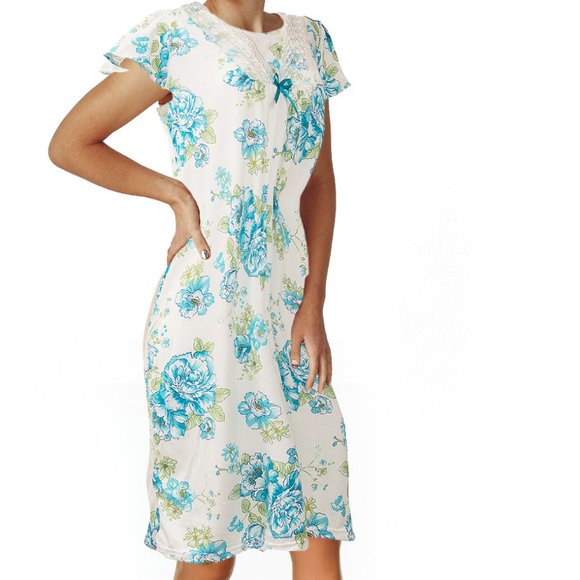 Women Nightgown Sleepwear for Women Sexy Soft Gown - Picture 4 of 8